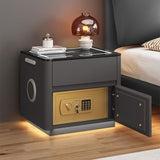 Home Bedroom Multi-functional Smart Safe Bedside Table Wireless Integrated Charging Safe