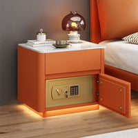 Home Bedroom Multi-functional Smart Safe Bedside Table Wireless Integrated Charging Safe