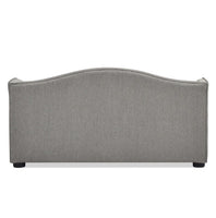 Robin 35 Tufted Wingback Pet Sofa Bed, Medium, Uptown Gray Stain Resistant High Performance Polyester