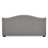 Robin 35 Tufted Wingback Pet Sofa Bed, Medium, Uptown Gray Stain Resistant High Performance Polyester