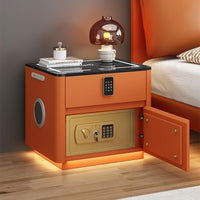 Home Bedroom Multi-functional Smart Safe Bedside Table Wireless Integrated Charging Safe