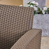 Outdoor Brown Willow Club Chair