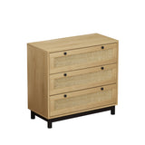Drawer Storage Cabinet Rope Woven Drawer
