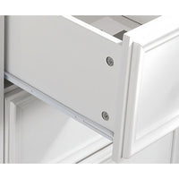 Fiberboard 7-drawer Vanity