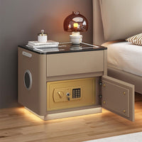 Home Bedroom Multi-functional Smart Safe Bedside Table Wireless Integrated Charging Safe