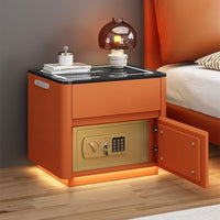 Home Bedroom Multi-functional Smart Safe Bedside Table Wireless Integrated Charging Safe