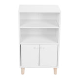 Bathroom Cabinet Multifunction MDF Wood Floor Cabinet with 2 Shelf Home Furnitures