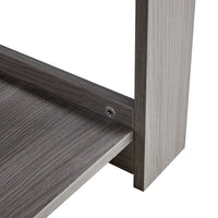 A Modern And Practical Gray Textured Coffee Table,tea Table.Double Layered Coffee Table Made Of MDF Material,. Suitable For Living Room,bedroom And Study Room. 43.3x21.6x16.5 CT16