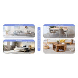 Hexagonal MDF Coffee Table, Characteristic Pattern Stickers, Multi-hole Design To Give More Storage Space, Simple And Convenient Design Makes It Suitable For All Kinds Of Style Scenes