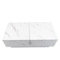 Coffee Table With Sliding Tabletop, Center Table With Hidden Storage Compartment, Extendable Table For Living Room