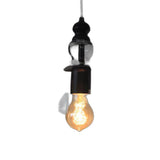 Liana 1-light Adjustable Cord 8-inch Clear Glass Edison Pendant with Bulb