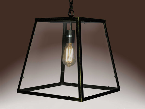 Lucy 1-light Black Edison Lamp with Bulb