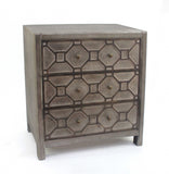 16 x 30 x 31 Brown 3 Drawer Quaint Vintage Wood - Cabinet