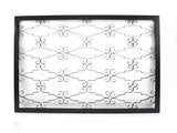 63.25 x 43.13 x 1 Black Wooden Framed Metal - Wall Decor