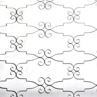63.25 x 43.13 x 1 Black Wooden Framed Metal - Wall Decor