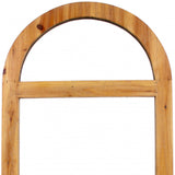 4.75 x 23.75 x 1.25 Brown Rustic With Minimalist Window Frame Dressing  Mirror