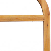 4.75 x 23.75 x 1.25 Brown Rustic With Minimalist Window Frame Dressing  Mirror