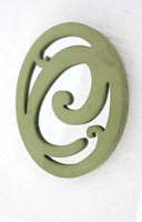 1" x 7.75" x 9.5" Green, Cottage Style, Wall Decor - Letter C