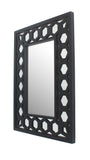 40 x 30 x 2 Black Vintage Dressing - Mirror