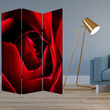 1 x 48 x 72 Multi Color Wood Canvas Rose  Screen