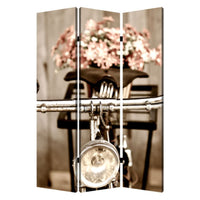 1" x 48" x 72" Multi Color Wood Canvas Valentine  Screen