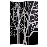 1" x 48" x 72" Multi Color Wood Canvas Tranquillity  Screen