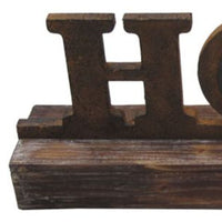 1" x 23" x 3" Brown Wood Decor  Clock