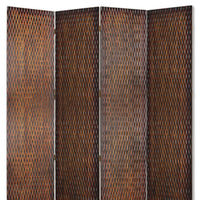 1" x 84" x 84" Silver Wood  Screen