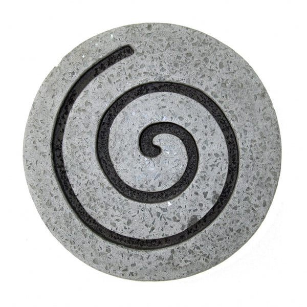 19 Gray Round Modern Spiral Wall Art