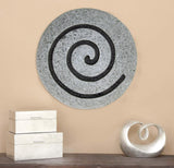 19 Gray Round Modern Spiral Wall Art