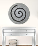 28 Gray Round Modern Spiral Wall Art