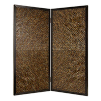 1" x 63" x 84" Multi Color Wood  Screen