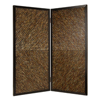 1" x 63" x 84" Multi Color Wood  Screen