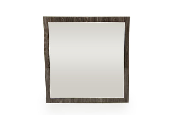 41' Grey MDF  Glass  and Veneer Mirror