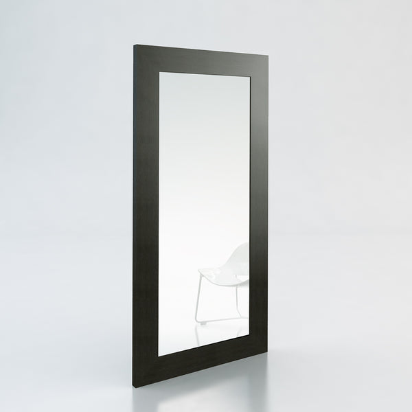 79" Wenge MDF  Veneer  and Glass Mirror