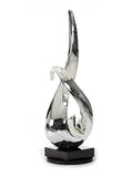 33" Silver Rotatory Sculpture