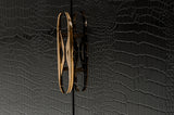 32' Black Crocodile and Rosegold MDF Buffet