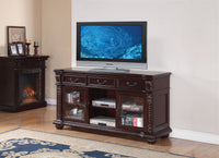 65' X 20' X 34' Cherry Poplar Wood Tv Stand