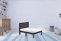 Popular Espresso Full Size Slat Wood Bed