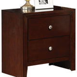 22' X 16' X 24' Brown Cherry Wooden Nightstand