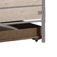 75' X 40' X 10' Twin Antique Oak Pine Wood  Trundle