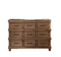 44' X 19' X 32' Antique Oak Dresser