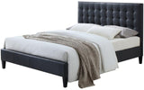 87' x 63' x 46'H 2Tone Gray Queen Bed