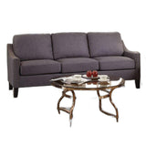 68' X 31' X 36' Gray Linen Sofa