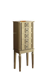 16' X 10' X 40' Light Blue Mirror Jewelry Armoire