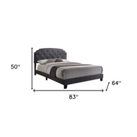 83' X 64' X 50' Queen Gray Fabric Bed
