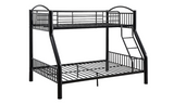 78' X 56' X 67' Twin Over Full Black Bunk Bed