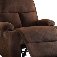 32' X 37' X 39' Gray Linen Fabric Recliner