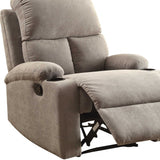 32' X 37' X 39' Gray Linen Fabric Recliner