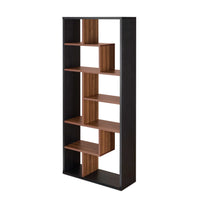 32' X 12' X 71' White Veneer Cube Bookcase